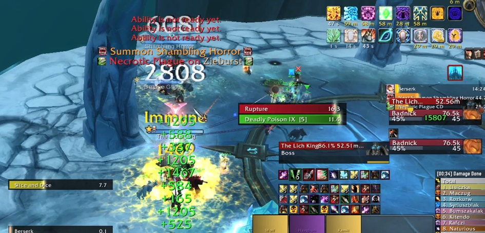 Lich King Normal Faza 1